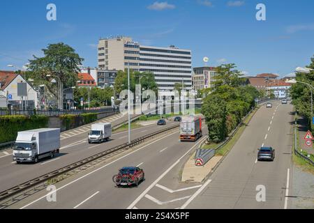 Autoroute A620, Wilhelm-Heinrich-Brücke, Saarbrücken, Sarre, Deutschland *** autoroute A620, pont Wilhelm Heinrich, Saarbrücken, Sarre, Allemagne Banque D'Images