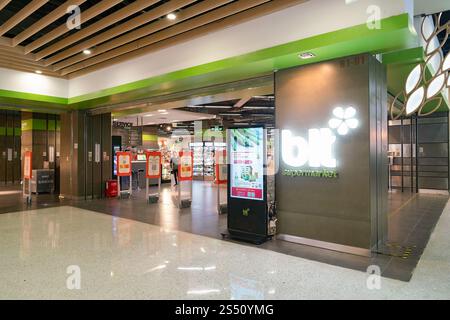 Shenzhen, Chine - 06 février 2019 : entrée au supermarché blt à Shenzhen. Banque D'Images