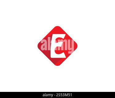 Conception vectorielle de logo de police Letter Alphabet Banque D'Images