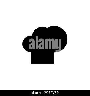 Chef hat modèle logo vector illustration Banque D'Images
