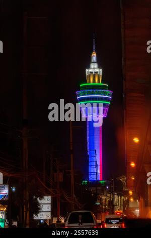 Une tour d'observation à Bangkok thaïlande . Photo de haute qualité Banque D'Images