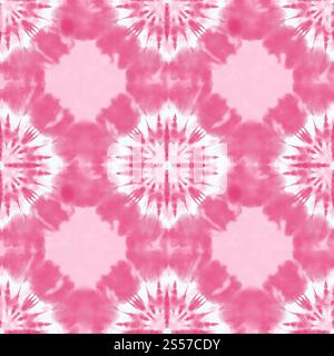 Tissu artistique teinture au noeud rayé motif encre fond bohème spirale. Hippie Dye Drawn Tiedye Swirl Shibori tie dye motif abstrait batik sans couture Banque D'Images