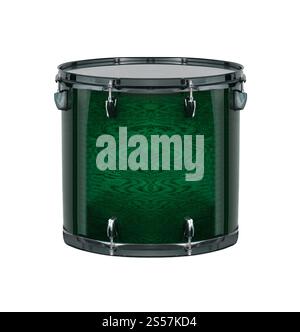 tambour isolé sur fond blanc. tambour Banque D'Images