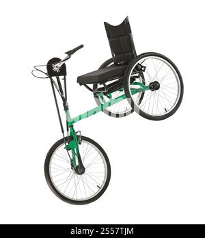 Tricycle isolé sur fond blanc. Tricycle isolé Banque D'Images