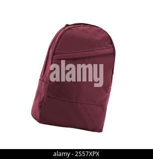 sac à dos isolé sur un fond blanc Banque D'Images