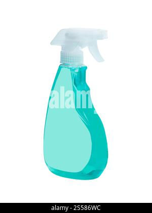 bouteille de nettoyant pour vitres et miroirs Banque D'Images