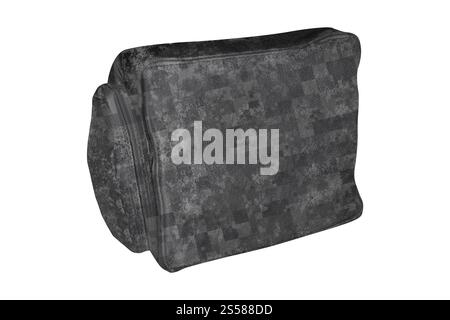 Sac à dos militaire isolated on white Banque D'Images