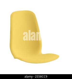 Chaise en plastique isolé Banque D'Images