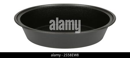 casserole de cuisson isolée sur blanc Banque D'Images