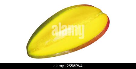 Les mangues isolated on white Banque D'Images