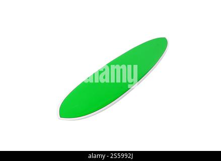 Planche de surf isolée sur blanc. Planche de surf Banque D'Images