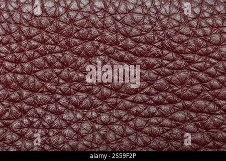 fond ou texture en cuir marron. cuir marron Banque D'Images