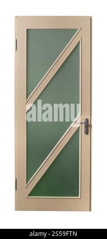 porte entière isolée sur fond blanc. porte entière Banque D'Images