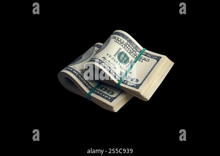 Fragment d'un escalier vitré moderne dans un bâtiment de plusieurs étages Banque D'Images