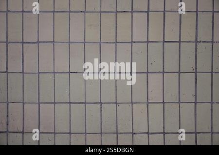 Texture de carreaux muraux en céramique classique colorée URSS. Sols extérieurs en marbre. Sols en marbre céramique colorés Banque D'Images