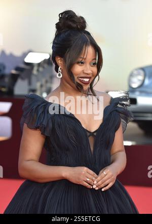 Dominique Fishback participe à Transformers : Rise of the Beasts - première européenne, au Cineworld Leicester Square à Londres, au Royaume-Uni. Mercredi 7 juin 2023 Banque D'Images