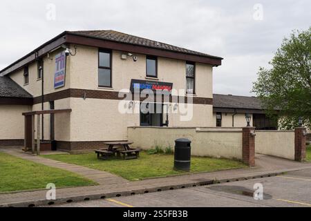 Truckhaven, Carnforth, M6 Banque D'Images