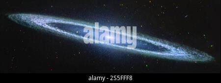 ESPACE EXTRA-atmosphérique, GALAXY M104 - 09 avril 2024 - le télescope spatial James Webb de la NASA a récemment imaginé la galaxie du Sombrero avec son MIRI (instrument à infrarouge moyen) Banque D'Images