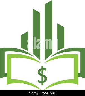 Modèle de vecteur de logo d'argent destiné aux entreprises Illustration de Vecteur