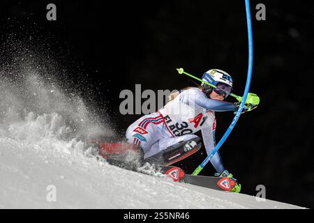 Flachau, Autriche. 14 janvier 2025. FLACHAU, AUTRICHE - 14 JANVIER : Thea Louise Stjernesund de Norvège pendant la Coupe du monde de ski alpin Audi FIS - Slalom féminin, deuxième manche, Salzbourg le 14 janvier 2025 à Flachau, Autriche Salzbourg.250114 SEPA 12 049 - 20250114 PD13312 crédit : APA-PictureDesk/Alamy Live News Banque D'Images