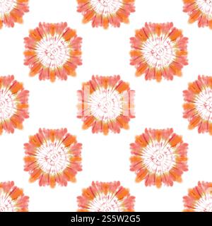 Tissu teinture par cravate à rayures motif encre arrière-plan bohème spirale. Hippie Dye Drawn Tiedye Swirl Shibori tie dye abstrait batik sans couture motif tendance Banque D'Images