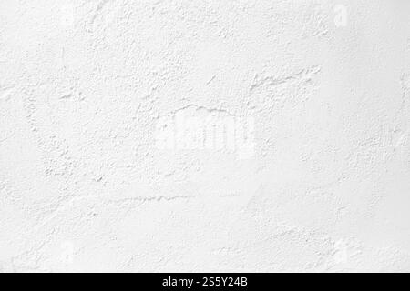 Fond de pierre de béton de mur texturé de ciment blanc. Fond de papier peint de texture blanche Banque D'Images