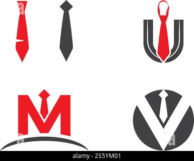 Définissez la nature du symbole vectoriel Tuxedo logo Template Illustration de Vecteur