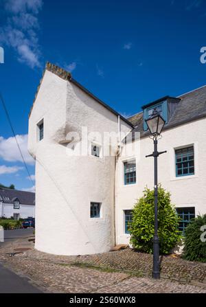 Kelso, Écosse : la Turret House, ancien musée de la ville, abrite aujourd'hui des logements. Une des plus anciennes maisons de la ville, sur Abbey court. Banque D'Images