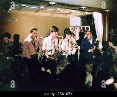 Jimmy James et les vagabonds à la maison de ville, Wellington, UK 1968 Banque D'Images