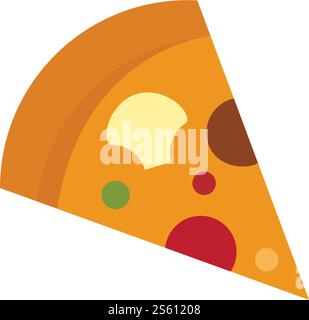 Modèle de vecteur d'illustration du logo pizza Illustration de Vecteur