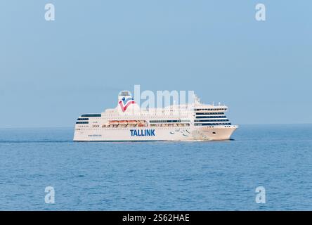 Helsinki, Finlande - 10 juillet 2017 : ferry Tallink 'Victoria 1' au départ de Tallin, Estonie, en traversant la Baltique Banque D'Images