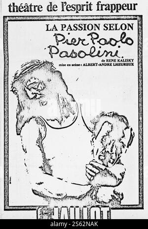 1980 Bruxelles Archivio Storico Olycom/LaPresse Pier Paolo Pasolini (Bologna, 5 marzo 1922 - Ostia, 2 novembre 1975) è stato un poeta, scrittore, regista, sceneggiatore, attore e drammaturgo italiano, considérato tra i maggiori intellettuali italiani del Novecento. Culturalmente versatile, si distinguse in numerosi campi, lasciando contributi anche come pittore, romanziere, linguista, traduttore e e saggista. Attento osservatore dei cambiamenti della società italiana dal secondo dopoguerra sino alla metà degli anni Setanta, nonché figura a tratti controversa, suscitò spesso forti polemiche e acce Banque D'Images