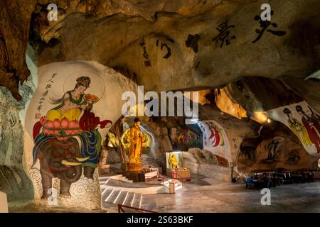 Le temple de la grotte de Perak, Ipoh, Malaisie, Asie du Sud-est Banque D'Images