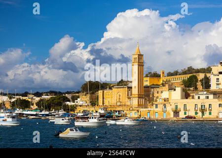 le village de pêcheurs de marsaskala malte Banque D'Images