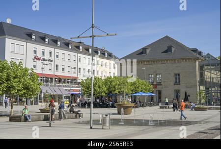 Kleiner Markt, City centre, Saarlouis, Sarre, Allemagne, Europe Banque D'Images