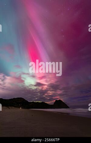 Aurora dans Dunedin, 2024 Banque D'Images