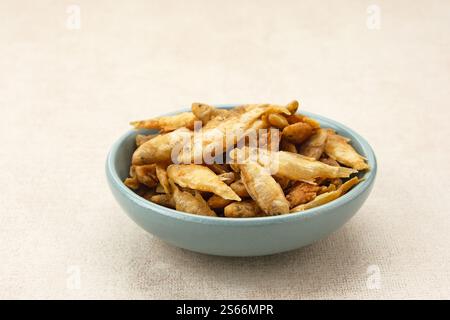 Wader Crispy ou Fried Fish, cuisine indonésienne Banque D'Images