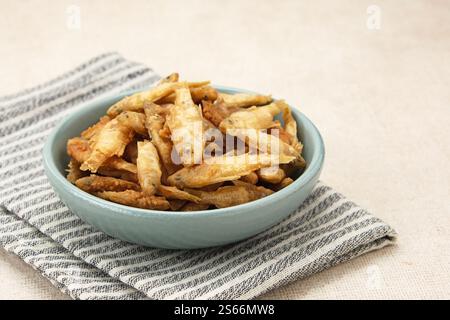 Wader Crispy ou Fried Fish, cuisine indonésienne Banque D'Images