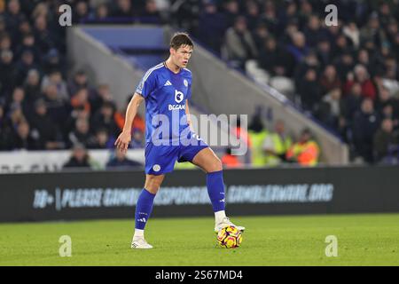 Leicester, Royaume-Uni. 15 janvier 2025. Jannik Vestergaard de Leicester City lors du match de Leicester City FC contre Crystal Palace FC English premier League au King Power Stadium, Leicester, Angleterre, Royaume-Uni le 15 janvier 2025 crédit : James Holyoak/Every second Media crédit : Every second Media/Alamy Live News Banque D'Images