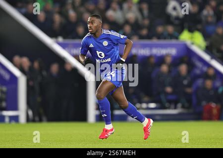 Leicester, Royaume-Uni. 15 janvier 2025. Boubakary Soumaré de Leicester City lors du match de Leicester City FC contre Crystal Palace FC English premier League au King Power Stadium, Leicester, Angleterre, Royaume-Uni le 15 janvier 2025 crédit : James Holyoak/Every second Media crédit : Every second Media/Alamy Live News Banque D'Images