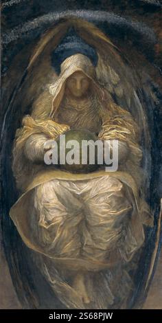 The All-Pervading est une peinture allégorique produite entre 1887 et 1890 par l'artiste anglais George Frederic Watts. Banque D'Images