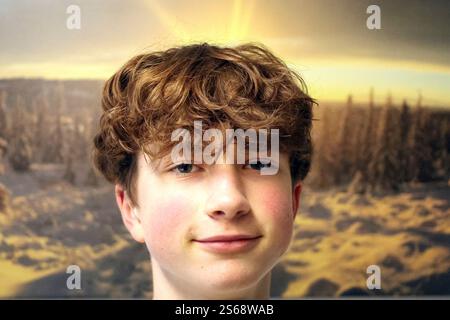 Furtwangen, Deutschland. 14 janvier 2025. Interviewtermin mit Skispringer Yann Kullmann (SC Hinterzarten) crédit : dpa/Alamy Live News Banque D'Images