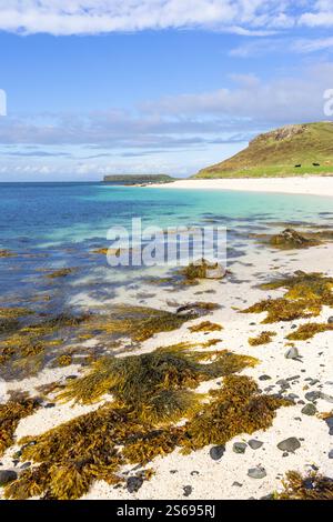 Coral Beach Scotland Claigan près de Dunvegan Isle of Skye Scotland UK GB Europe Banque D'Images