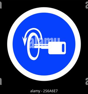 Couper le symbole du moteur signer sur fond noir sur fond noir, illustration vectorielle Illustration de Vecteur