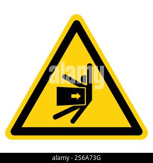 Force de compression du corps à partir du symbole symbole isoler sur fond blanc, illustration vectorielle Illustration de Vecteur