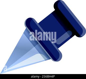 Icône de curseur de montage vidéo. Dessin animé de l'icône de vecteur de curseur d'édition vidéo pour la conception de Web isolé sur fond blanc. Icône de curseur d'édition vidéo, style de dessin animé Illustration de Vecteur