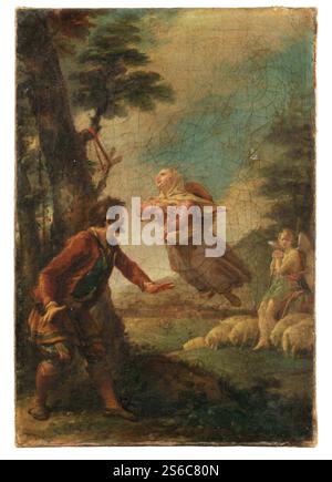 Giuseppe Cades scène de la vie de Saint Germaine cousin. Banque D'Images