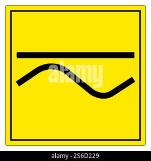 Symbole de courant continu et alternatif s'isoler sur fond blanc, illustration vectorielle EPS.10 Illustration de Vecteur