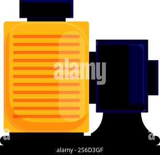 Icône de pompe à eau. Dessin animé de l'icône de vecteur de pompe à eau pour la conception de Web isolé sur fond blanc. Icône de pompe à eau, style de dessin animé Illustration de Vecteur