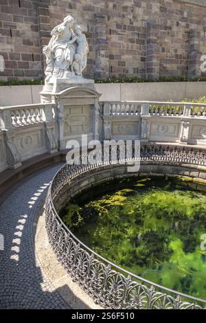 Une image de la source du Danube à Donaueschingen en Allemagne Banque D'Images